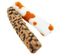 RUNROTOO Almohada de Juguete para Gatos Catnip Infusionado, 2 Piezas de Juguete Masticable Forma de Almohada de Pelusa Que Reduce la Soledad