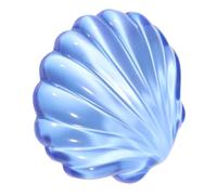 RUNROTOO Almohadilla Ergonómica para Muñeca de Ratón con Soporte Suave y Diseño Forma de Cojín Refrescante Azul para Oficina y Portátil Accesorio Antideslizante para Escritorio