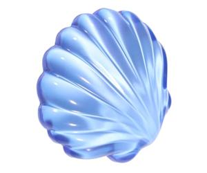 RUNROTOO Almohadilla Ergonómica para Muñeca de Ratón con Soporte Suave y Diseño Forma de Cojín Refrescante Azul para Oficina y Portátil Accesorio Antideslizante para Escritorio