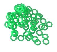 RUNROTOO Anillo Nocturno para piquetas de Camping 100 Piezas Verde Luminoso de plástico, Accesorios para Tiendas de campaña para Camping y Pesca Nocturna