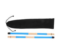 RUNROTOO Baquetas de Jazz de Bambú Profesionales, 1 Par de Escobillas Portátiles y Fáciles de Usar para Percusión en Jazz y Varios Tipos de Tambores