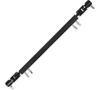 RUNROTOO Barra de Enlace de Pedal de Batería de Metal Negro, Accesorio Duradero para Pedal Doble de Bombo, Repuesto Resistente para Pedales de Batería Profesional, Uso en Instrumentos