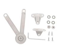 RUNROTOO Bisagra de Soporte para Tapa de Gabinete Bisagras Pequeñas para Caja de Madera y Amortiguador de Gas de Parada Libre, para Puertas Abatibles en Hogar y Oficina