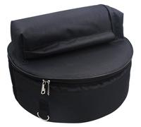 RUNROTOO Bolsa de Viaje para Tambores de Tela Oxford Negra, Ligera Dos Formas de Llevar, Mochila Cómoda para Guardar Instrumentos Musicales