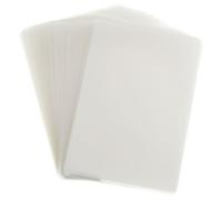 RUNROTOO Bolsas de Laminación Térmica para Fotos y Archivos, 100 Hojas de Plástico Beige Sellado Hermético y Alta Transparencia para Protección Resistente al Agua