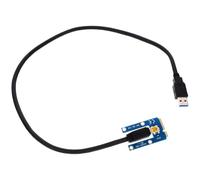 RUNROTOO Cable USB para Tarjeta Gráfica Pcie Perfil Placa PCB, Compatible Portátiles para Mejorar Rendimiento Gráfico y Minería