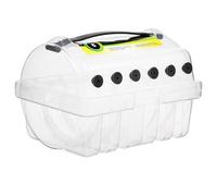 RUNROTOO Caja Multifuncional para Hilo de Pescar de Plástico 155Mm X 120Mm Salida, Organizador para Carretes de Pesca Adecuado para Equipos de Pesca en Agua Dulce