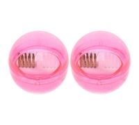 RUNROTOO Cepillo Limpio para Brocas de Uñas Diseño Desmontable, 2 Piezas Cerdas Duras y Caja de Plástico para Uso Profesional y DIY en Arte de Uñas