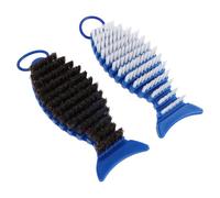 RUNROTOO Cepillo para Barra de Pesas (2 Unidades) - Cepillo de Limpieza para Barras de Levantamiento de Pesas - Cerdas de Nailon rígidas - Limpiador de para Gimnasio en casa - Mantenimiento de de