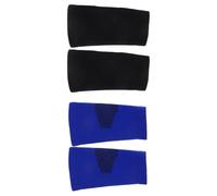 RUNROTOO Coderas de Compresión Mangas Deportivas de Brazo para 2 Pares Material Elástico y Absorbente de Sudor para Voleibol y Deportes