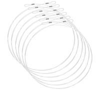 RUNROTOO Cordones Colgantes Invisibles 12 Piezas 1,5 M de Nailon Doble Bucle para Colgar Marcos de Fotos y Proyectos de Arte Hogar