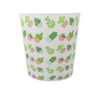 RUNROTOO Cubo de Basura de Cuero Pu Estilo Europeo de 10l Reutilizable y Sanitario para Hogar y Espacio de Habitación Diseño Simple y Funcional