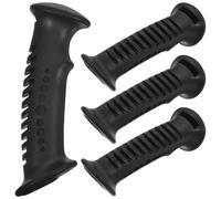 RUNROTOO de Mango de Plástico Negro Reemplazo Cómodo 4 Piezas Que Aumenta la Durabilidad del Bastón para Bastones de Trekking Adecuado para Senderismo