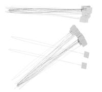 RUNROTOO Enhebrador Agujas Coser Gancho para Hilo de Coser, 30 Piezas de Acero Inoxidable Agarre Ergonómico para Costura en Casa y Espacio Creativo