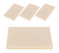 RUNROTOO Escobilla de Fieltro de Lana para Vinilo de Coche 4 Piezas, Herramienta de Goma Suave Antirayaduras de 4 Pulgadas para Instalación de Películas y Calcomanías, Uso Profesional