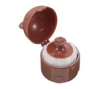 RUNROTOO Estuche Portátil de Polvos Corporales Borla de Algodón para Bebés y Adultos, Diseño Elegante y Compacto Adecuado para Viaje y Rutina de Belleza