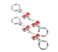 RUNROTOO Extensor de Cadena para Bolso de Mano 2 Piezas, Correas de Aleación Roja, Cómodo y Aumenta Capacidad, Accesorio para Bolsa de Cereza