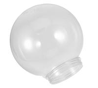 RUNROTOO Globo Transparente de Acrílico para Iluminación Exterior en Porches y Terrazas Pantalla Esférica de Reemplazo para Luces y Postes 6 Pulgadas