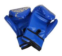 RUNROTOO Guantes de Boxeo, Guante Tailandés para Entrenamiento, PU, Diseño Transpirable, Muñequera Ajustable, Forma Anatómica Curva, para Sparring y Kickboxing