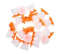 RUNROTOO Hueveras de Plástico Diseño Creativo de Pollo, 20piezas Tazas para Servir Huevos Cocidos, Soporte Estable Que Previene Que los Huevos Rueden, Adecuado para Cafés y Restaurantes