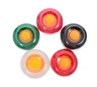 RUNROTOO Humectadores de Dedos Esponja 5 Piezas Colores Surtidos para Contar Dinero Oficina y Banca Humectante Antideslizante para Papel y Billetes Accesorio Profesional de