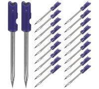 RUNROTOO Juego de 20 agujas de repuesto para pistola etiquetadora minorista, accesorios de aguja fina para etiquetado de prendas y etiquetado de precios en boutiques.