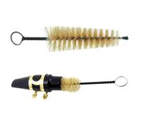 RUNROTOO Juego de Saxofón Alto y Cepillo de Limpieza de Acero Inoxidable con Ligadura de para y Comodidad en Instrumentos