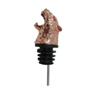 RUNROTOO Leopard Head Wine Pourer con Diseño Animal Taponador Creativo para Botellas de Vino Aeratoro Ligero y Seguro para Fiesta y Bar Color Aleatorio