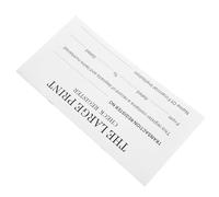 RUNROTOO Libro de Registro de Cheques con Gran Letra para Baja Visión Cuaderno de Contabilidad Personal para Gestión Financiera y Control de Cuentas Bancarias Accesorio Práctico
