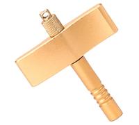RUNROTOO Llave de Afinación Herramienta Profesional de Metal Dorada de Batería para Afinar Rápido y Fácil para Accesorios de Caja Diseño Cuadrado