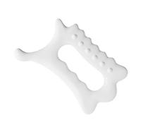 RUNROTOO Masajeador Guasha de Resina Blanco, Herramienta de Masaje Compacto y Cómodo para Cuerpo y Rostro, Tabla de Raspado Muscular para Uso Casero