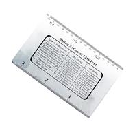 RUNROTOO Medidor de Acción de Cuerdas para Guitarra Acero Resistente, Regla Métrica de Precisión para Ajustar Altura de Cuerdas en Guitarras Clásicas y Acústicas, Herramienta Portátil