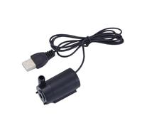 RUNROTOO Microbomba Silenciosa Motor de Corriente Continua de Agua Sumergible Pequeña Cable USB de 1 Metro, Material Seguro para Peces para Acuario y Fuentes