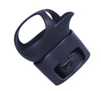 RUNROTOO Mini Hornillo de Cerámica Marrón Asas y Soporte para Velas, Ligero y Compacto para Hornear Té en Casa