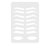 RUNROTOO Molde Acrílico Adecuado para Práctica y Perfeccionamiento para Cejas para Práctico Plantilla para Dibujar Cejas del Diseño