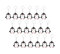 RUNROTOO Pack de 40 Llaveros de Pingüino para Regalos de Cumpleaños Infantiles y Fiestas Temáticas Diseño de Animales de Invierno