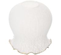 RUNROTOO Pantalla de Cristal para Lámpara de Techo E27, Tulipa de Vidrio Transparente de Repuesto, Pantalla para Lámparas Colgantes Pared, Accesorio para Iluminación del Hogar (1 Pieza)