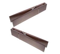 RUNROTOO Paquete de 2 Toalleros Pinza de Madera Nogal para Baño, Ganchos Extraíbles Gran Capacidad y Diseño Rústico para Decoración Hogar