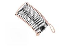 RUNROTOO Peine Lateral Cabello Pinza Tipo Banana, Ligero y Cómodo, Hecho de Hierro Beige 30 Dientes, Adecuado para Mujeres en Ambientes Profesionales y Yoga