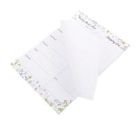 RUNROTOO Planificador para Magnético Refrigerador de Semanal Comidas 52 de Papel Sostenible y Lista Extraíble para Organizar Menú