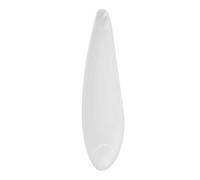 RUNROTOO Plato de cerámica con forma de pez - 40,4 x 10,7 cm - Plato para servir Saury a la parrilla - Bandeja de porcelana para aperitivos, postres y sushi - Apto para lavavajillas y microondas