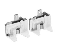 RUNROTOO Protección contra sobrecalentamiento para compresor y arrancador de refrigerador, pack de 2, compatible con congeladores pequeños, material ABS y aleación de aluminio