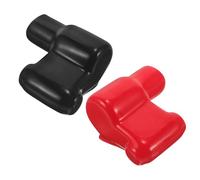 RUNROTOO Protector de Terminales de Batería para Vehículo Recreativo, 1 Par, Material Pvc, Instalación Fácil y Resistente a Salpicaduras, Tapa Positivo