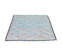 RUNROTOO Protector para Congelador Horizontal y Resistente a Rayaduras de Poliéster Plata, Cubierta Aislante para Uso en Interiores y Exteriores