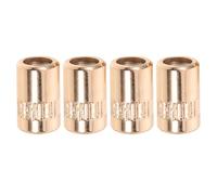 RUNROTOO Puntas de Interruptor de Latón para Guitarra Eléctrica 4 Piezas Doradas, Perillas de Control Resistentes para Selector de Pastillas, Repuesto para Ajustes Rápidos en