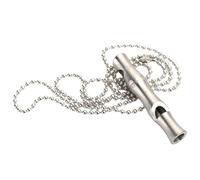 RUNROTOO Silbato y para Perros de Entrenamiento en Acero Inoxidable Silencioso Cadena Resistente para Adiestramiento en Exteriores
