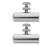 RUNROTOO Silenciadores para Violonchelo de Cobre 2 Piezas Color Plata Diseño Elegante para Eliminar Tono Agudo, Fáciles de Transportar y Almacenar
