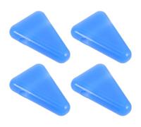 RUNROTOO Soporte de Base Triangular de Silicona para Diapasón, 4 Piezas, Antideslizante y Compatible Varios Modelos, Accesorio Portátil para Meditación y Afinación de Instrumentos