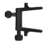 RUNROTOO Soporte para Teléfono Clip de Ventilación Automotriz Rejilla de Ventilación del Coche Plástico, Bola 17mm, 360° Giratorio, Negro Manos Libres en Ciudad para Smartphone
