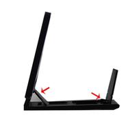 RUNROTOO Soporte para Teléfono Móvil Lupa de Pantalla, Amplificador de Plástico para Smartphones, Diseño Creativo para Uso en Interiores y Turismo